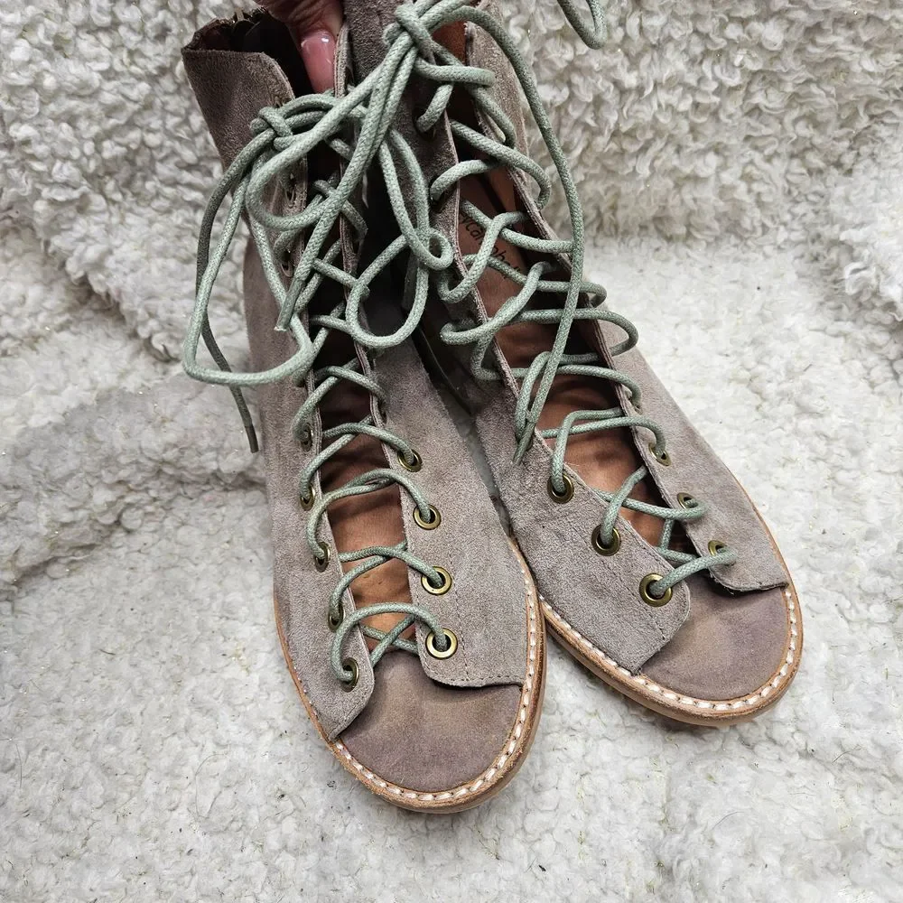 Jeffery Campbell Cors Lace-up Ankle Shooties‎ sz 8.5